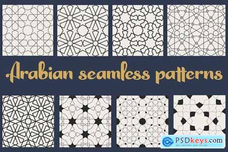 Set of Traditional Arabian Patterns