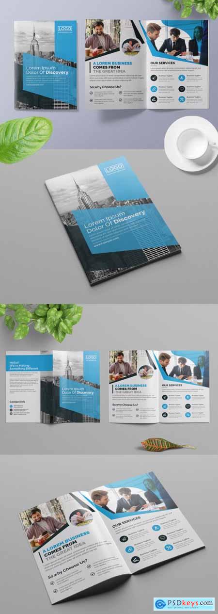 Blue Business Brochure Layout 313886145