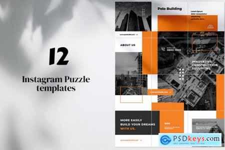 POLO Construction Instagram Puzzle & Facebook Post