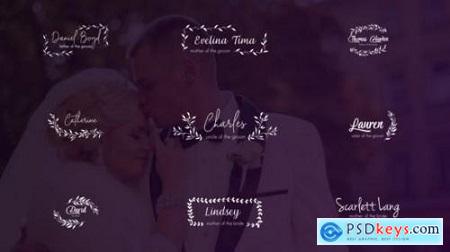 Wedding Titles and Lower Thirds 24656288