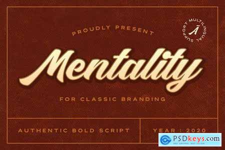 Mentality - Authentic Bold Script