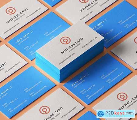 Psd Business Card Branding Mockup 7