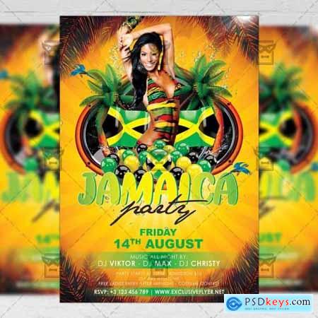 Jamaica Party - Club A5 Flyer Template