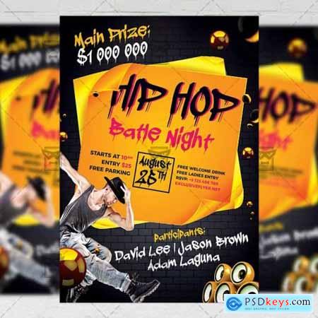Hip Hop Night - Club A5 Flyer Template