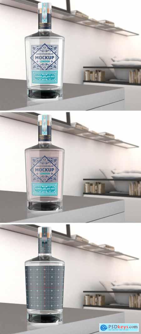 Download Clear Glass Gin Bottle Mockup With Room Scene 364551433 Free Download Photoshop Vector Stock Image Via Torrent Zippyshare From Psdkeys Com