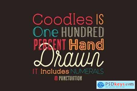 Coodles Hand Drawn Font Family 4855574