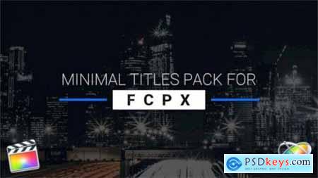 9 Minimal Titles Pack for FCPX 21473109