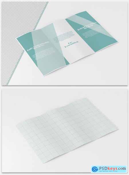 Mockup of a Trifold Brochure 364771961