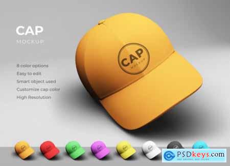 Baseball cap mockup design