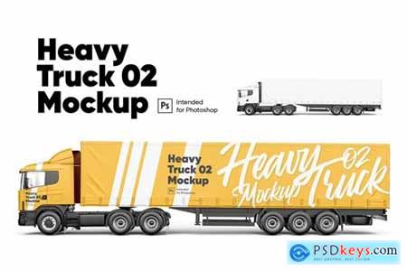 Heavy Truck 02 Mockup