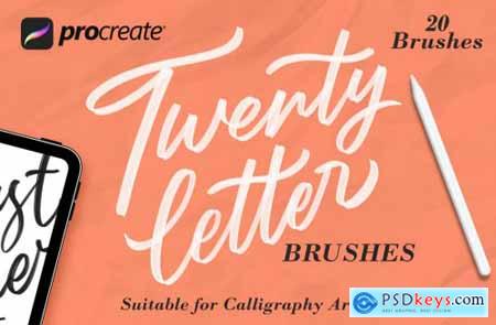Twentyletter - Procreate Brush