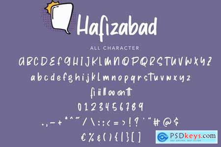 Hafizabad Cute Display Font