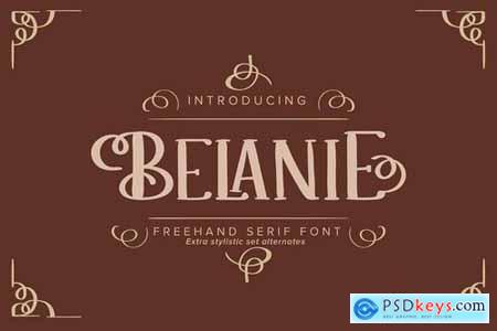 Belanie Freehand Serif Font