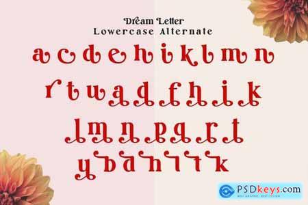 Dream Letter, Display Serif Font