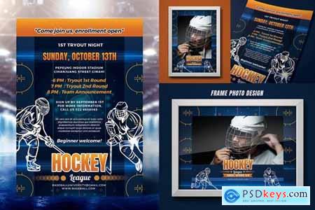 Ice Hockey Tryout Flyer