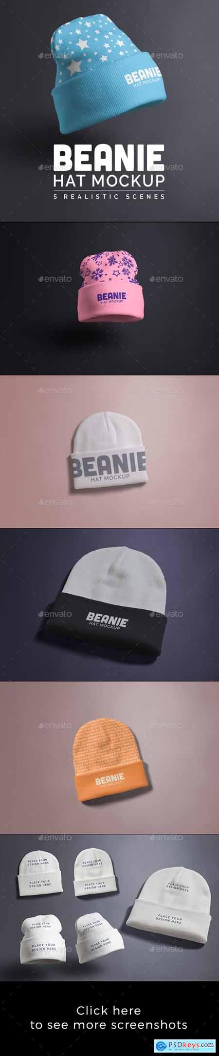 Graphicriver Beanie Hat Mock-up 26535603