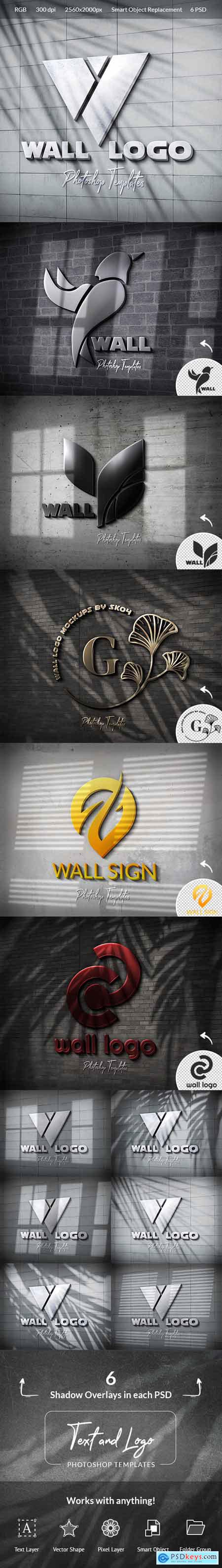 Wall Logo Sign Mockups 26496979