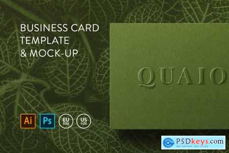 Business card Template & Mock-up #3