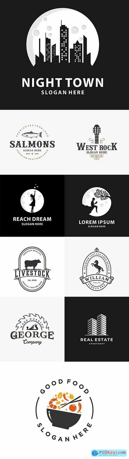 Brand name company logos business corporate design 12 » Free Download