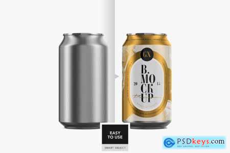 Beer-Soda Can Mockup 4928130