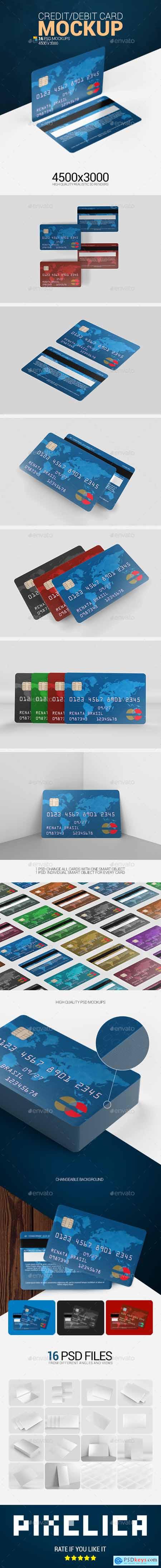 Credit Debit Card Mockup 25488294