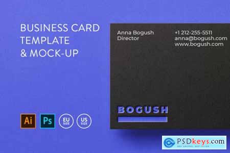 Business card Template & Mock-up #2