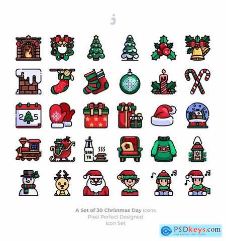 30 Christmas Day Icons