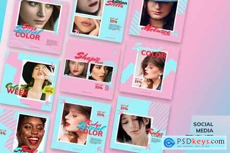 Cosmetic Social Media Kit
