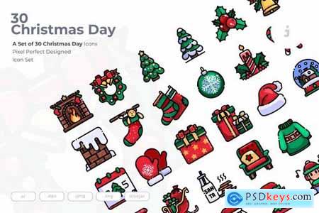 30 Christmas Day Icons