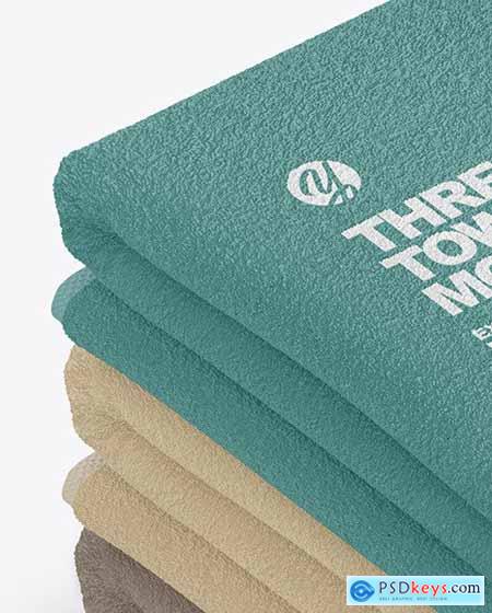 Three Towels Set Mockup 63968
