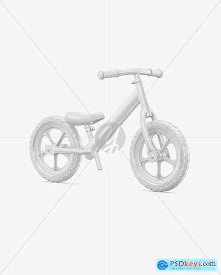 Balance Bike Mockup - Half Side View 64013