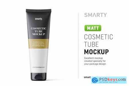 Matt cosmetic tube mockup 4815656