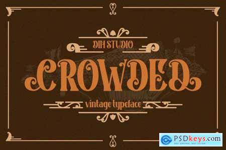 Crowded - Vintage Font 5200859