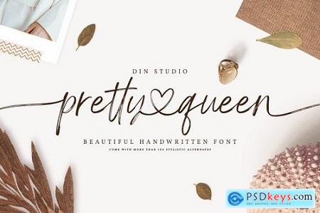 Pretty Queen - Chic Brush Font 5170606