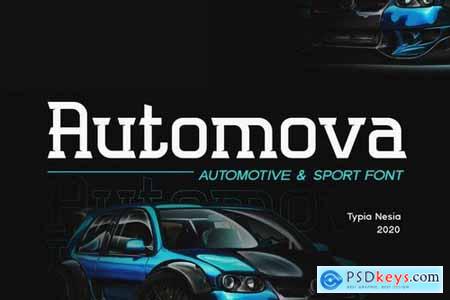 Automova - Sport Font