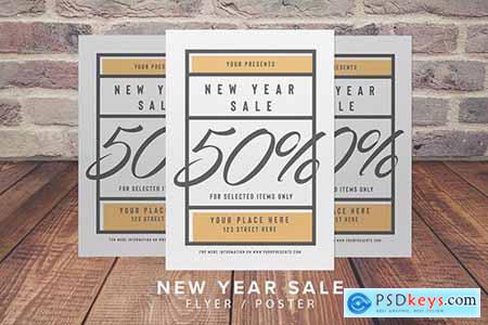 New Year Sale Flyer