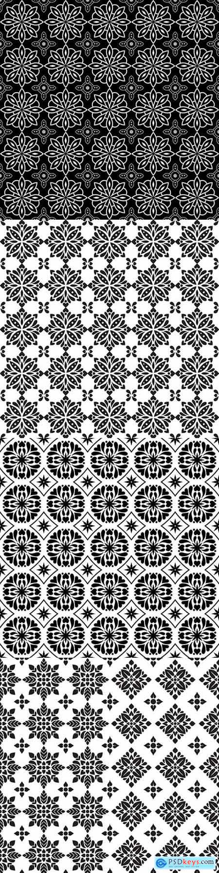 Mandala seamless pattern elegant ethnic motive