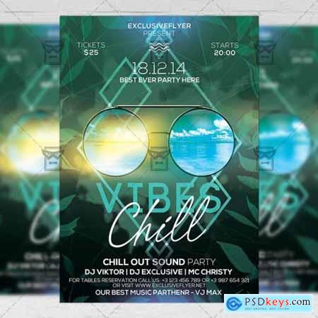 Chill Vibes Flyer - Seasonal A5 Template