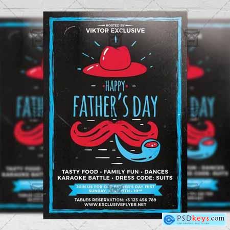 Fathers Day Flyer - Seasonal A5 Template