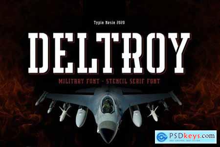 Deltory - Military Font