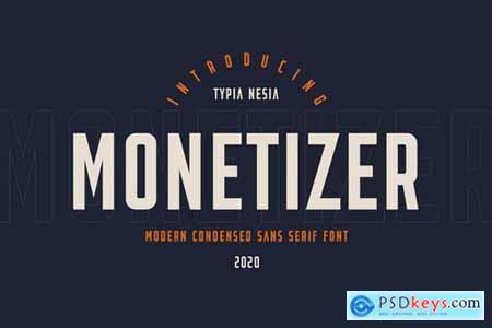 Monetizer - Condensed Sans