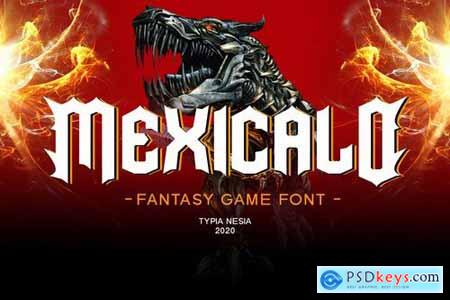 Mexicalo - Game Font