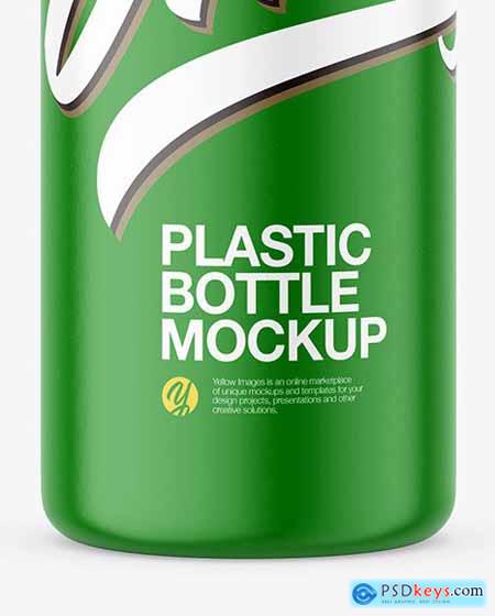 Matte Plastic Bottle Mockup 64067