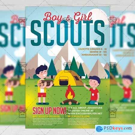 Scouts Flyer - Community A5 Template