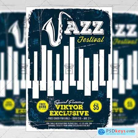 Jazz Festival Flyer - Club A5 Template