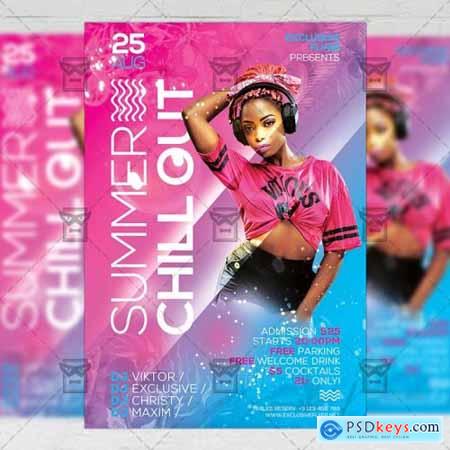 Summer Chill Out Flyer - Seasonal A5 Template