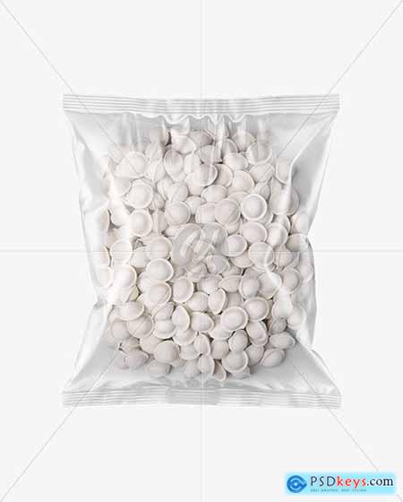 Plastic Bag With Dumplings Mockup 64115
