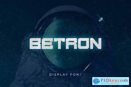 BETRON - DISPLAY FONT
