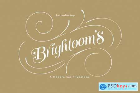 Brightooms Typeface