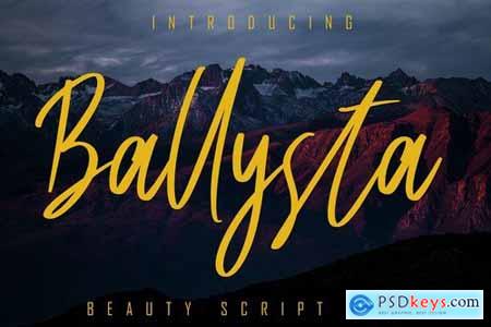Ballysta Beauty Script Font